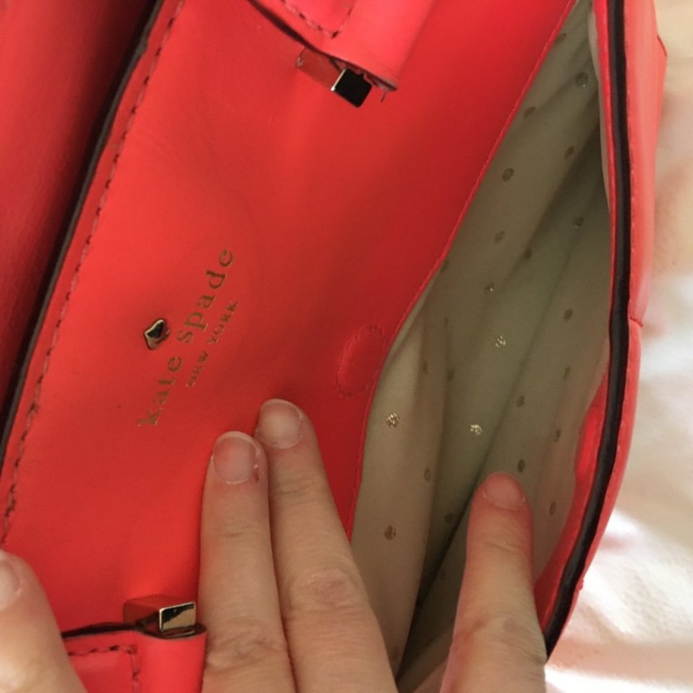Kate Spade 2 Park Avenue Small Beau Bag Leather Satchel purse pink PLZ READ - Picture 15 of 16